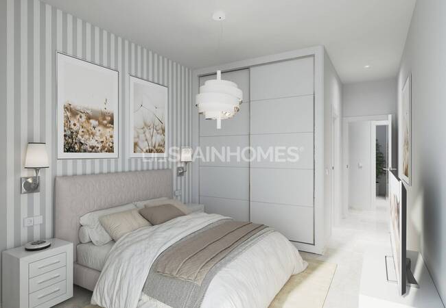 Mazarron Murcia'da Plaja Sadece 500 Metre Mesafede Daireler 8