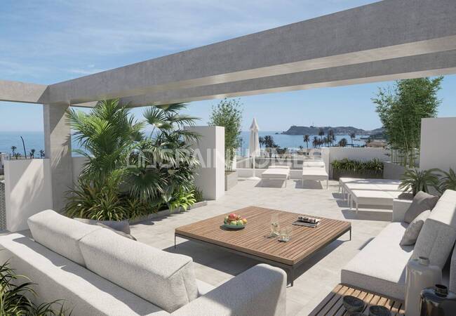 Mazarron Murcia'da Plaja Sadece 500 Metre Mesafede Daireler 13