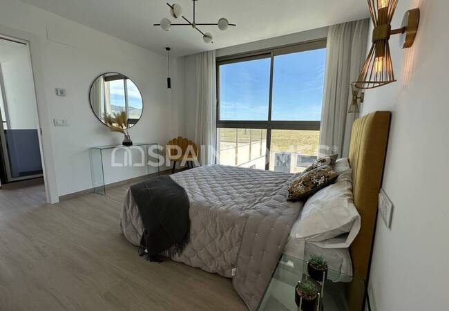 Los Belones Murcia'da Taşınmaya Hazır Havuzlu İkiz Villa 10