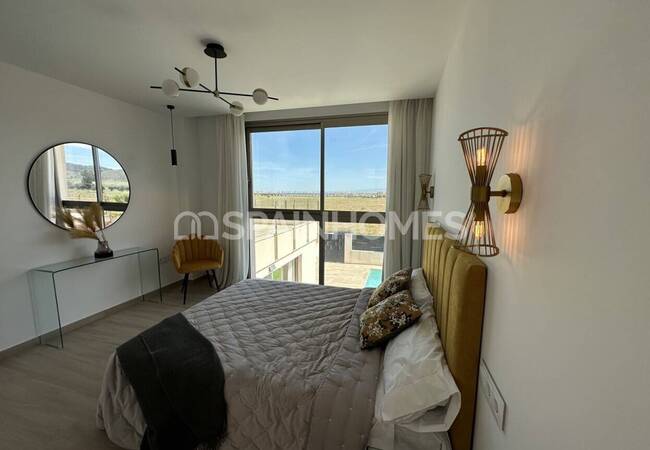 Los Belones Murcia'da Taşınmaya Hazır Havuzlu İkiz Villa 11