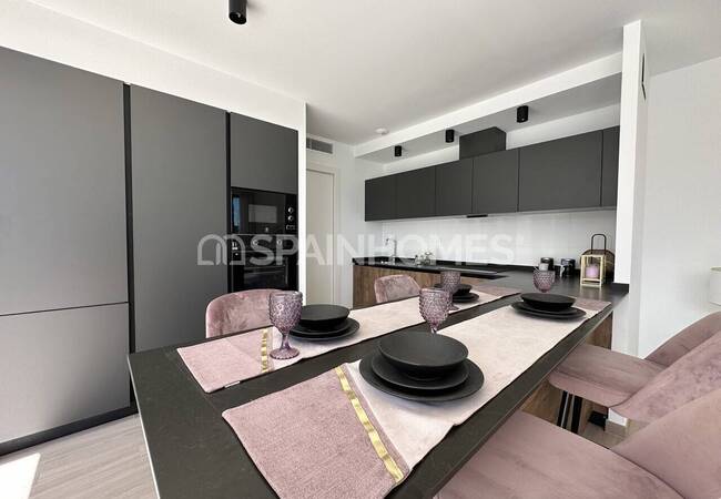 Los Belones Murcia'da Taşınmaya Hazır Havuzlu İkiz Villa 8