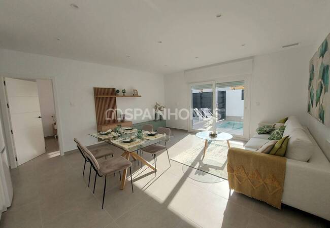 Hedendaagse Bungalows Met Privé Zwembad In Roldán, Murcia 14