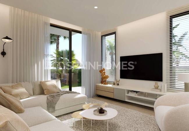 Los Alcázares'te Plaja ve Golf Sahasına Yakın Konumda Daireler 7