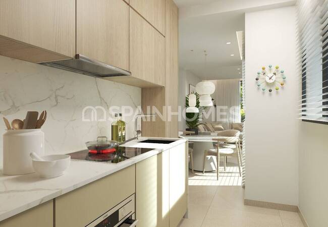 Los Alcázares'te Plaja ve Golf Sahasına Yakın Konumda Daireler 8