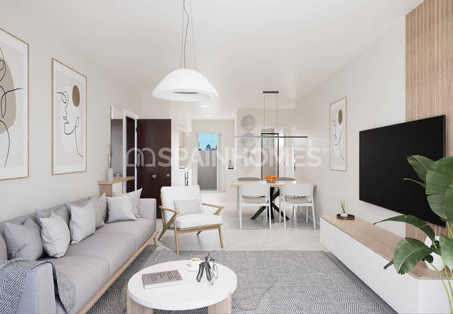 Torre De La Horadada'da Plaja ve Olanaklara Yakın Daireler 12