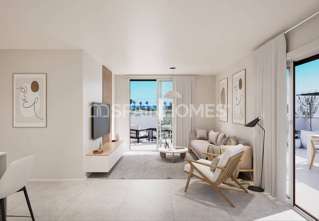 Torre De La Horadada'da Plaja ve Olanaklara Yakın Daireler 23