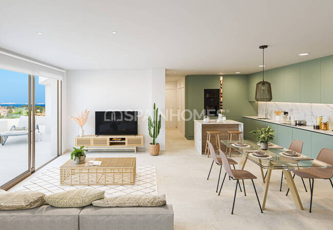 2 and 3-bedroom Flats with Pool Near the Golf Club in Los Alcazares 11