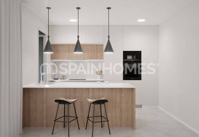 Los Alcazares'te Sahile Yakın Havuzlu Binada 3+1 Daireler 13