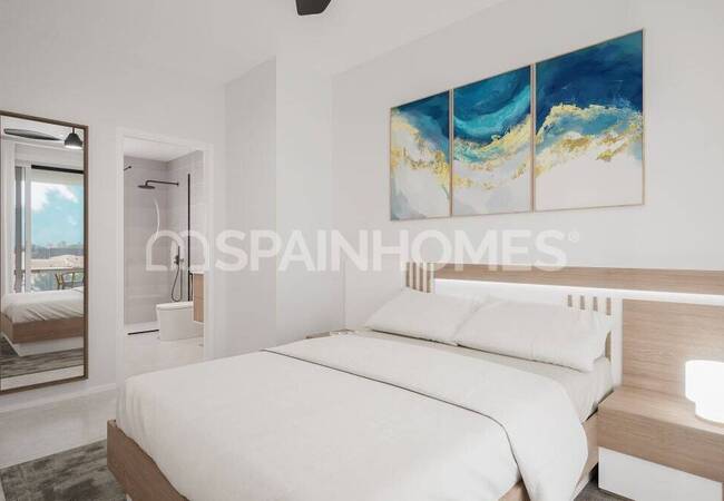 Los Alcazares'te Sahile Yakın Havuzlu Binada 3+1 Daireler 15