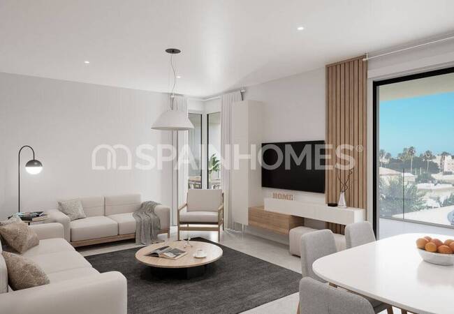 Los Alcazares'te Sahile Yakın Havuzlu Binada 3+1 Daireler 8