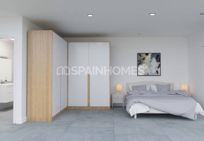 Дома с частными бассейнами рядом с гольф-клубом в Сан-Хавьер-Мурсия 5