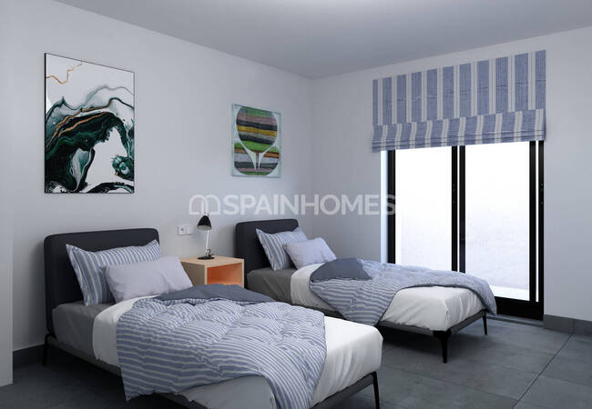 Дома с частными бассейнами рядом с гольф-клубом в Сан-Хавьер-Мурсия 6