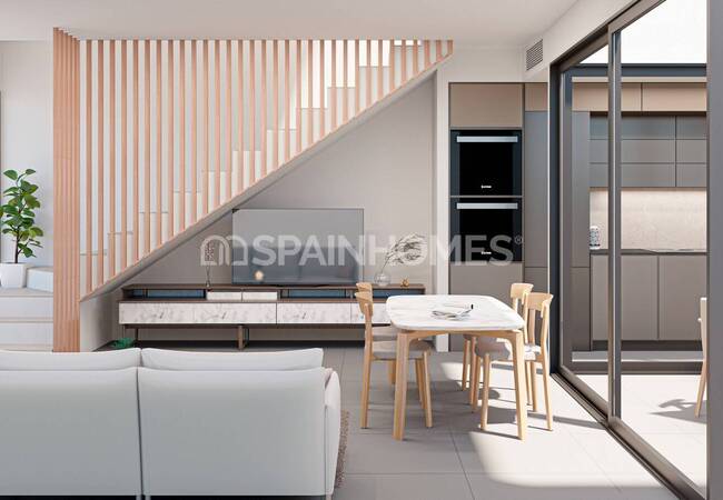 Eleganta Radhus Med Privata Pooler I San Pedro Del Pinatar 8