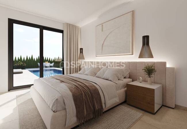 Houses with Private Pools in Hacienda Del Alamo Golf & Resort, Murcia 9