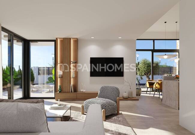 Snygga Hus Med 3 Sovrum I Hacienda Del álamo 6