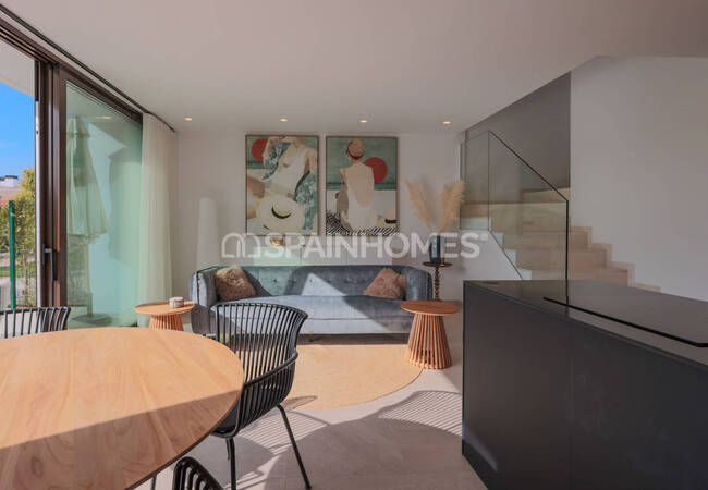 Santa Rosalía Murcia'da Güneye Bakan Bahçeli Şık Evler 12