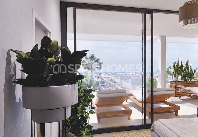 Flats with Gardens or Roof Terraces in Mar De Cristal 10