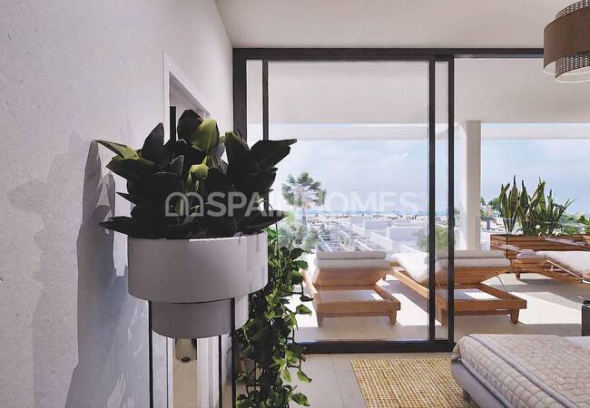 Flats with Gardens or Roof Terraces in Mar De Cristal 11