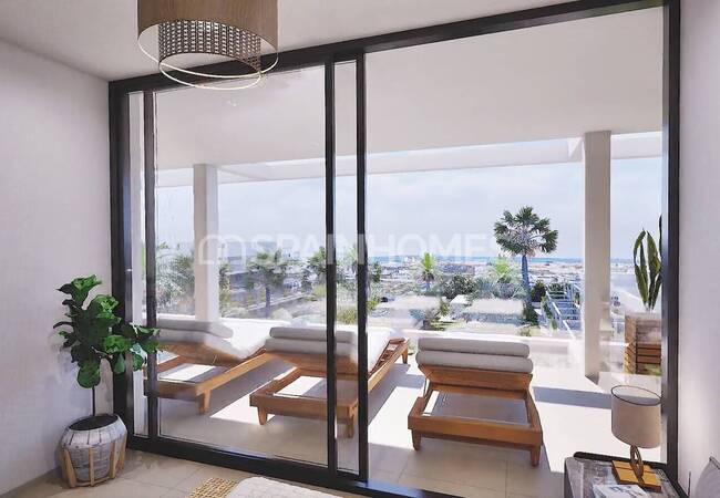 Flats with Gardens or Roof Terraces in Mar De Cristal 12