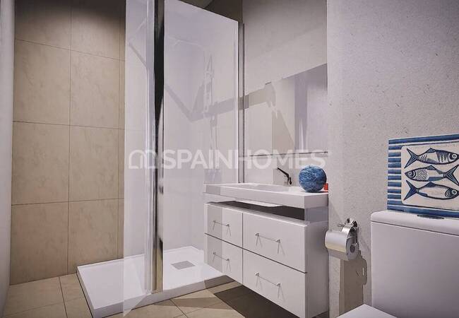 Flats with Gardens or Roof Terraces in Mar De Cristal 14