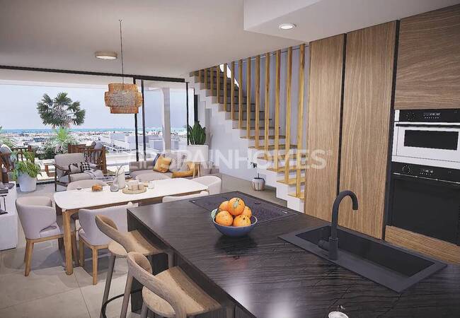 Flats with Gardens or Roof Terraces in Mar De Cristal 9
