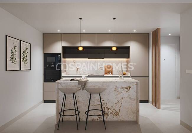 Santa Rosalía’da Geniş Teraslı ve Havuzlu Şık Daireler 20