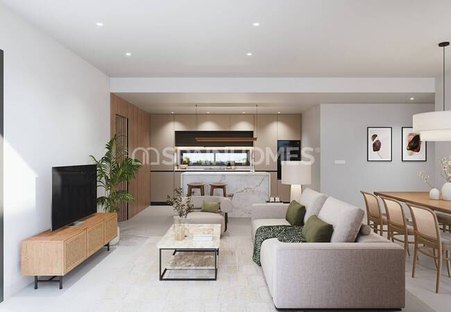 Santa Rosalía’da Geniş Teraslı ve Havuzlu Şık Daireler 22