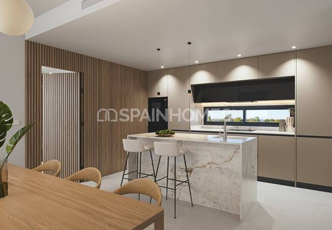 Santa Rosalía’da Geniş Teraslı ve Havuzlu Şık Daireler 13