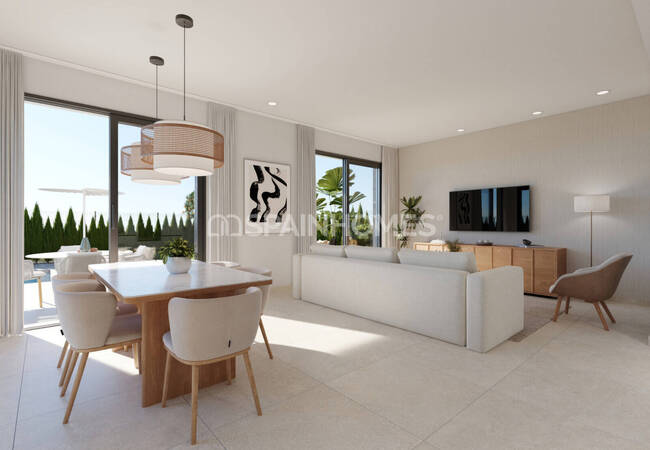 Fristående Hus Med Pool Och Solarium I Fuente álamo 5