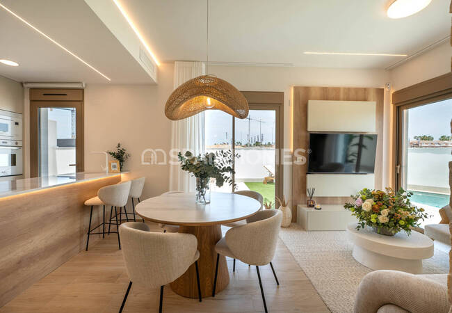 Villas 3 Chambres Avec Piscine À Los Alcázares Murcie 24