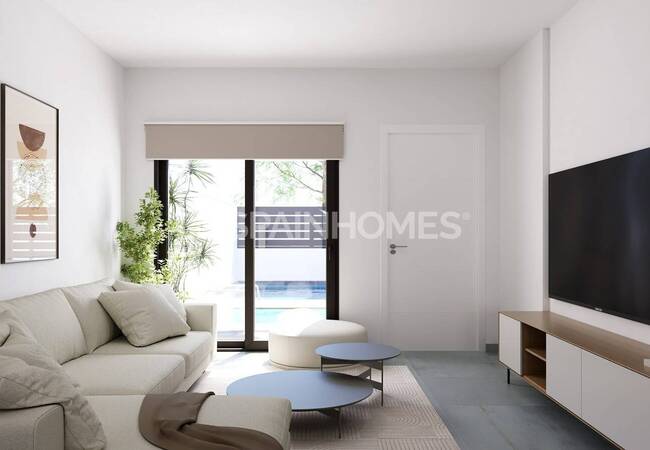 Murcia Roldán'da Özel Havuzlu Tek Katlı Villala 8