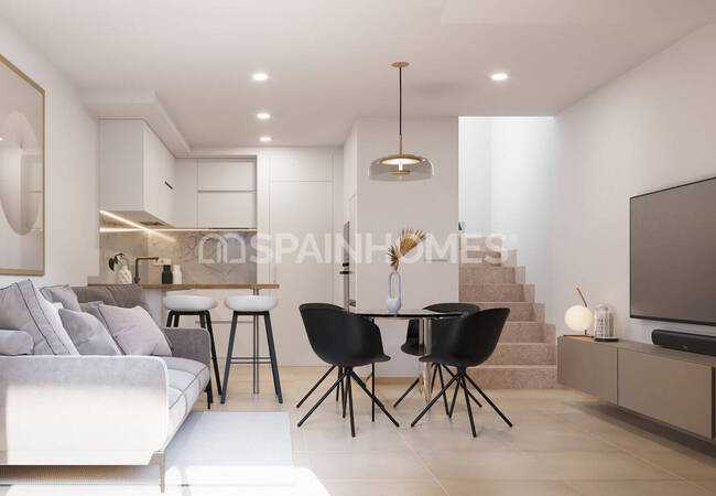 Torre-pacheco Santa Rosalía Resort'ta Teraslı Yarı Müstakil Evler 10