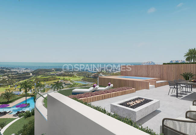 Mijas'ta Ferah ve Modern Tasarımlı Daireler 9