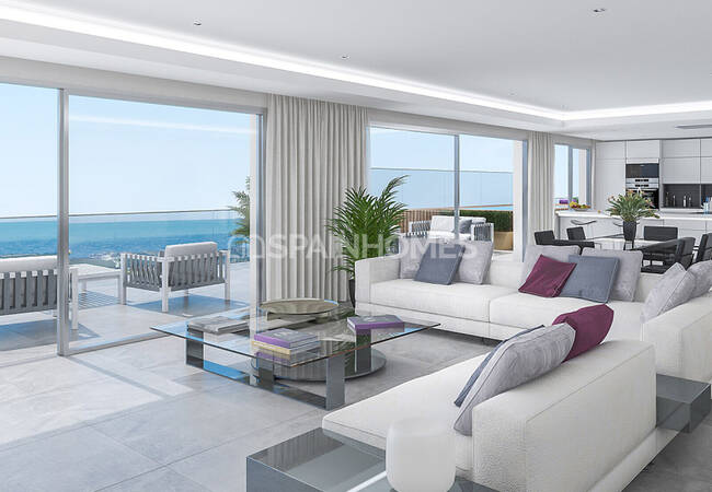 Mijas'ta Ferah ve Modern Tasarımlı Daireler 12