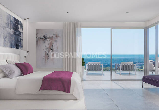 Mijas'ta Ferah ve Modern Tasarımlı Daireler 13