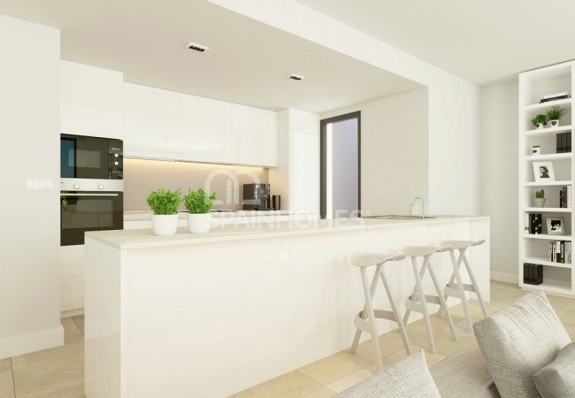 Estepona Málaga'da Havuzlu Bahçeye Sahip Modern Daireler 10