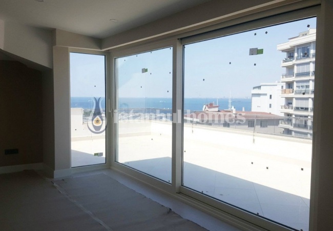 شقق دوبلكس 4+2 روف بإطلالة فريدة على المارينا في كاديكوي 12