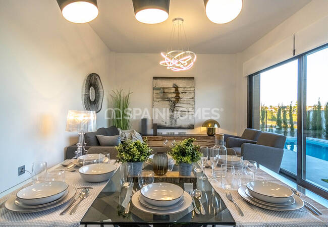 San Javier’de Golf Sahası Manzaralı Ferah Müstakil Villalar 24