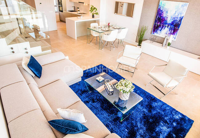 Mijas'ta Modern Tasarımlı Panoramik Manzaralı Daireler 14