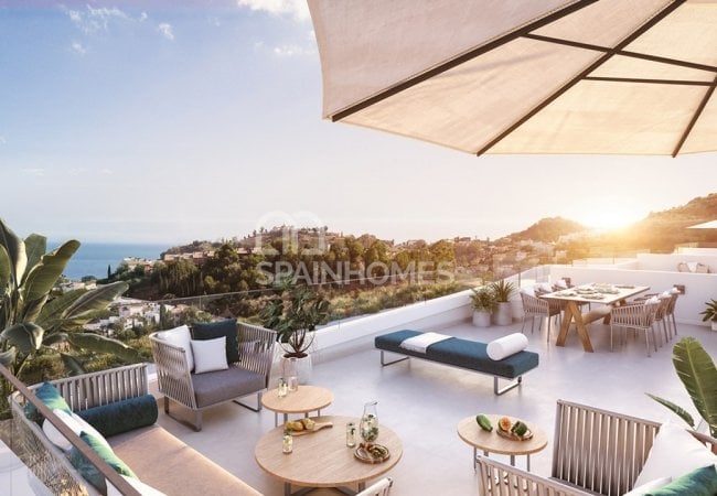 Málaga'nın Merkezinde Şehir ve Deniz Manzaralı Lüks Daireler 5