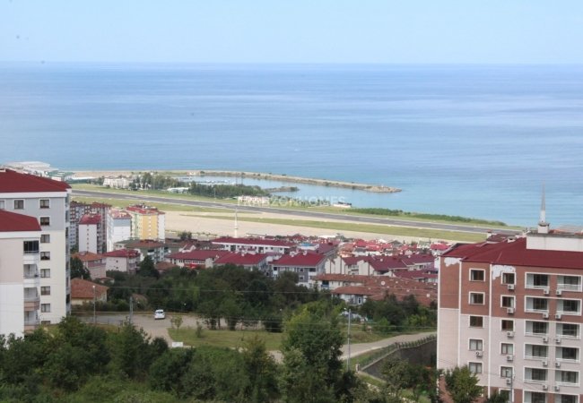 ready to move apartment with a sea view in pelitli trabzon