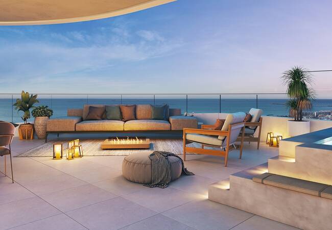 Sea Views Penthouses with Pool in Valencia, Costa Blanca