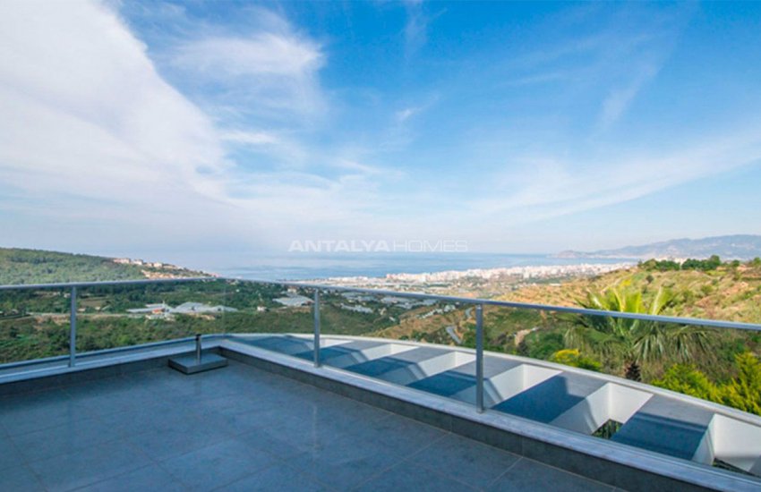Furnished Sea View House with Private Pool in Kargicak 32