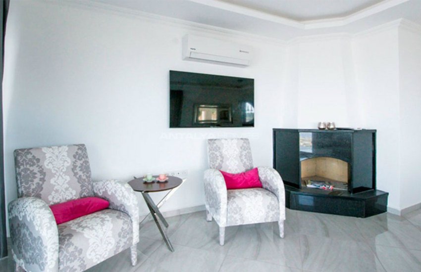 Furnished Sea View House with Private Pool in Kargicak 14