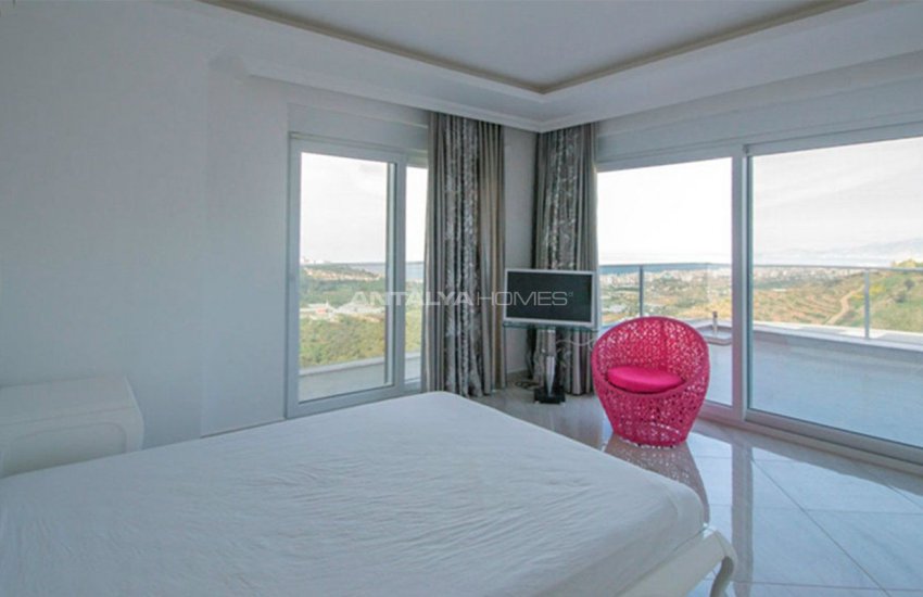 Furnished Sea View House with Private Pool in Kargicak 18