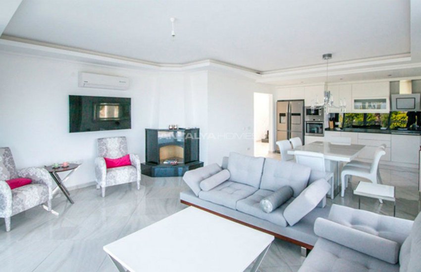 Furnished Sea View House with Private Pool in Kargicak 11