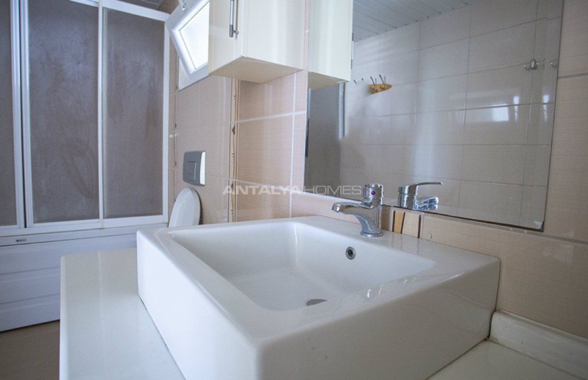 Spacious Duplex Flat with Natural Gas in Lara Antalya 26