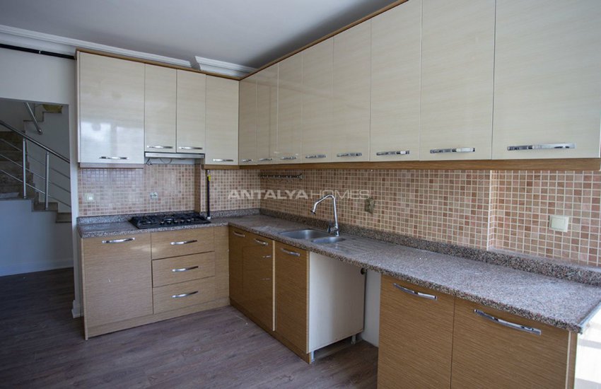Spacious Duplex Flat with Natural Gas in Lara Antalya 14