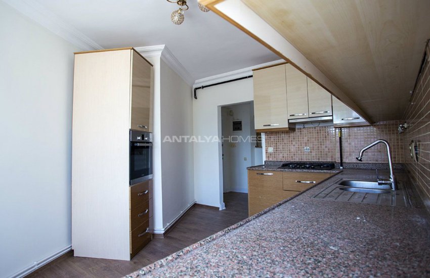 Spacious Duplex Flat with Natural Gas in Lara Antalya 15