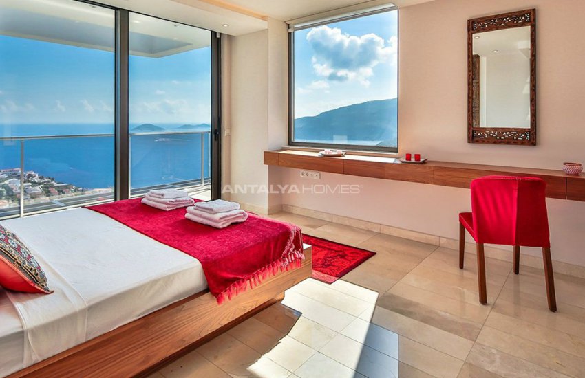 Makelloses Design Kalkan Villa Zu Fuß Zum Strand 32